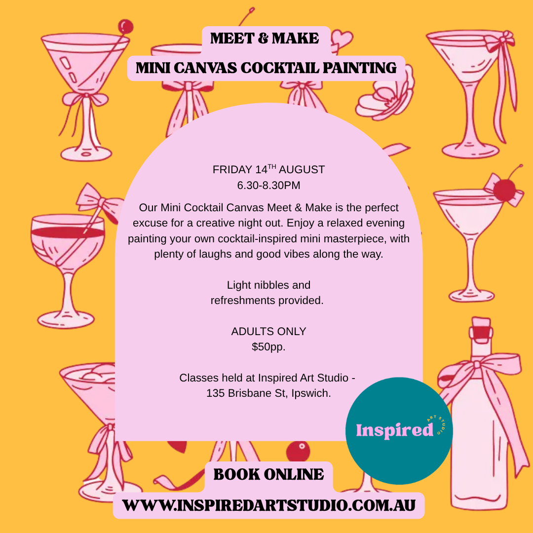 FRIDAY 14TH AUGUST COCKTAIL PAINTING- perfect date night