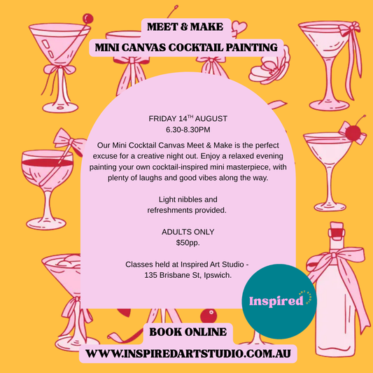 FRIDAY 14TH AUGUST COCKTAIL PAINTING- perfect date night