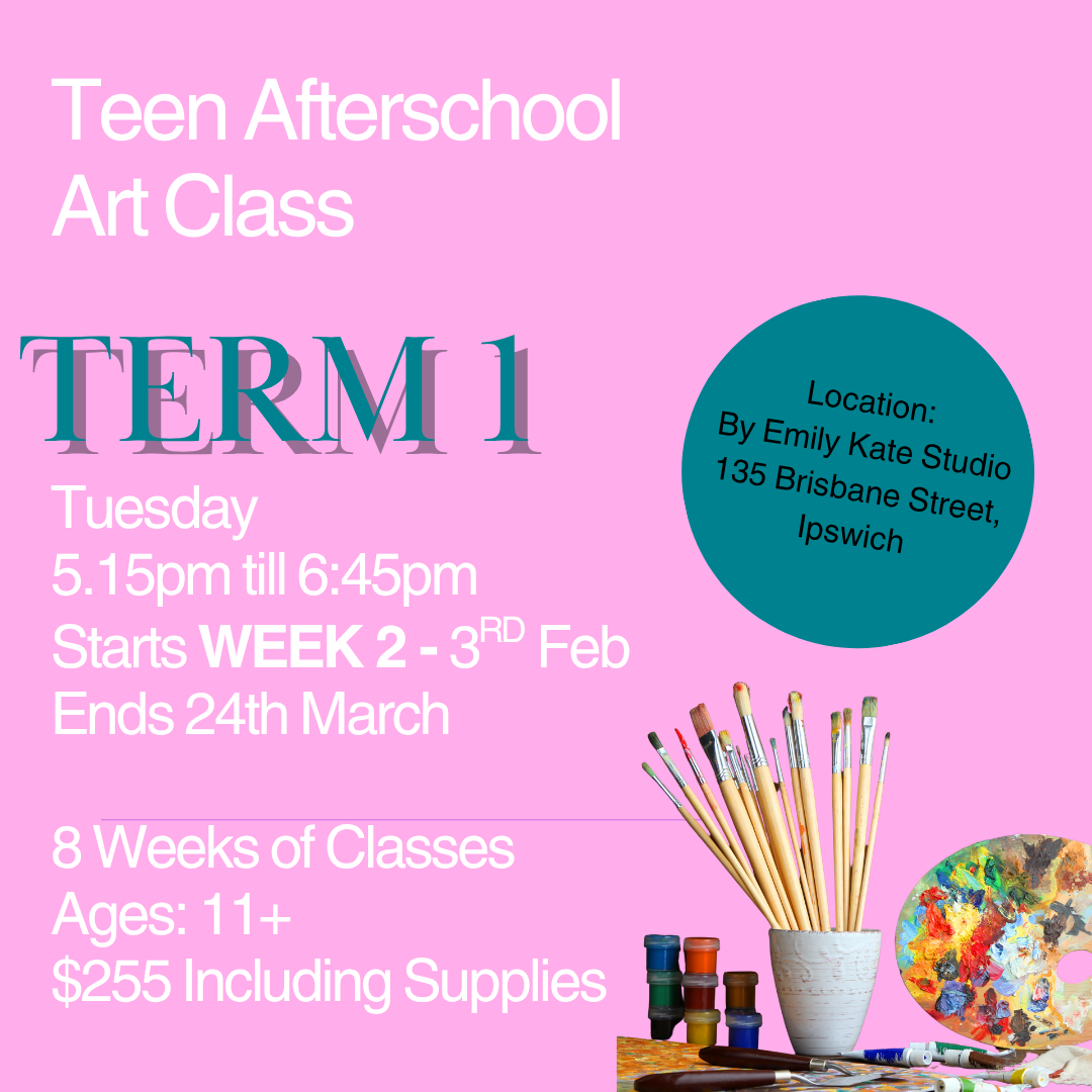 3. Afterschool Teens Art Class Tuesday Term 1 2026