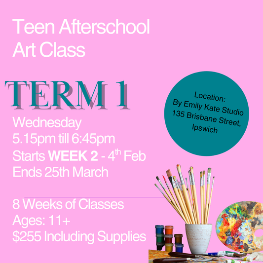 6. Teens Afterschool Wednesday Art Class Term 1 2026
