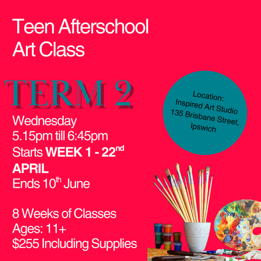 Teens Afterschool Wednesday Art Class Term 2 2026