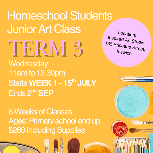 Junior Homeschool Wednesday Art Class Term 3 2026