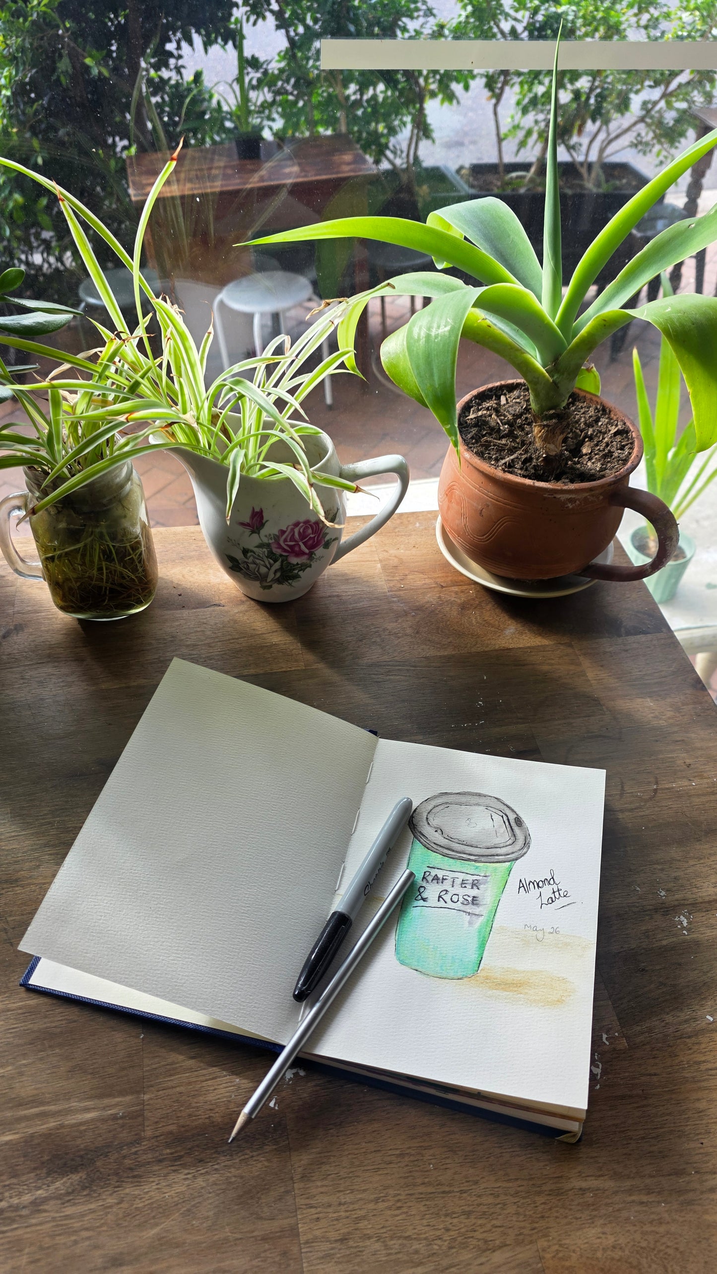 Sketch and Sip at Rafter & Rose